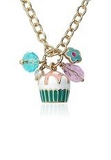 alluring itsy-bitsy cupcake baby charm necklace